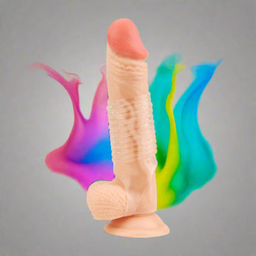 Rev-Sleeves Ribbed Penis Sleeve with Bal Cock Rings My Amazing Fantasy